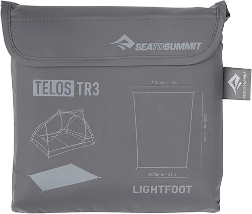 Sea to Summit Telos Lightfoot - Huella para tienda de campaña, 3 personas