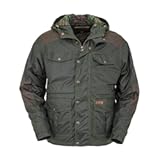 Mens Waterproof Oilskin Outerwear Casual Western Jacket With Multiple Pockets