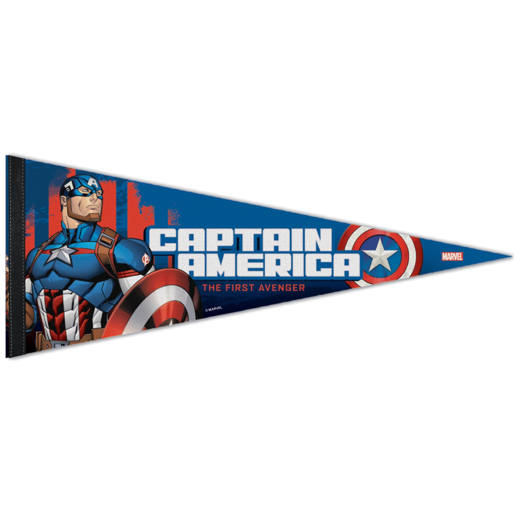 Fanion Captain America WinCraft 30,5x76,2 cm cadeau idéal pour fan Marvel