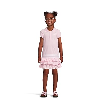 adidas Kids Ruffle Polo Dress (Toddler/Little Kid) Girl