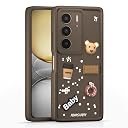 Pikkme Back Cover for Realme C75 | 3D Bear Silicone Cute & Fun Coffee Cartoon | Full Body Protection Bumper Case (Brown) gallery image