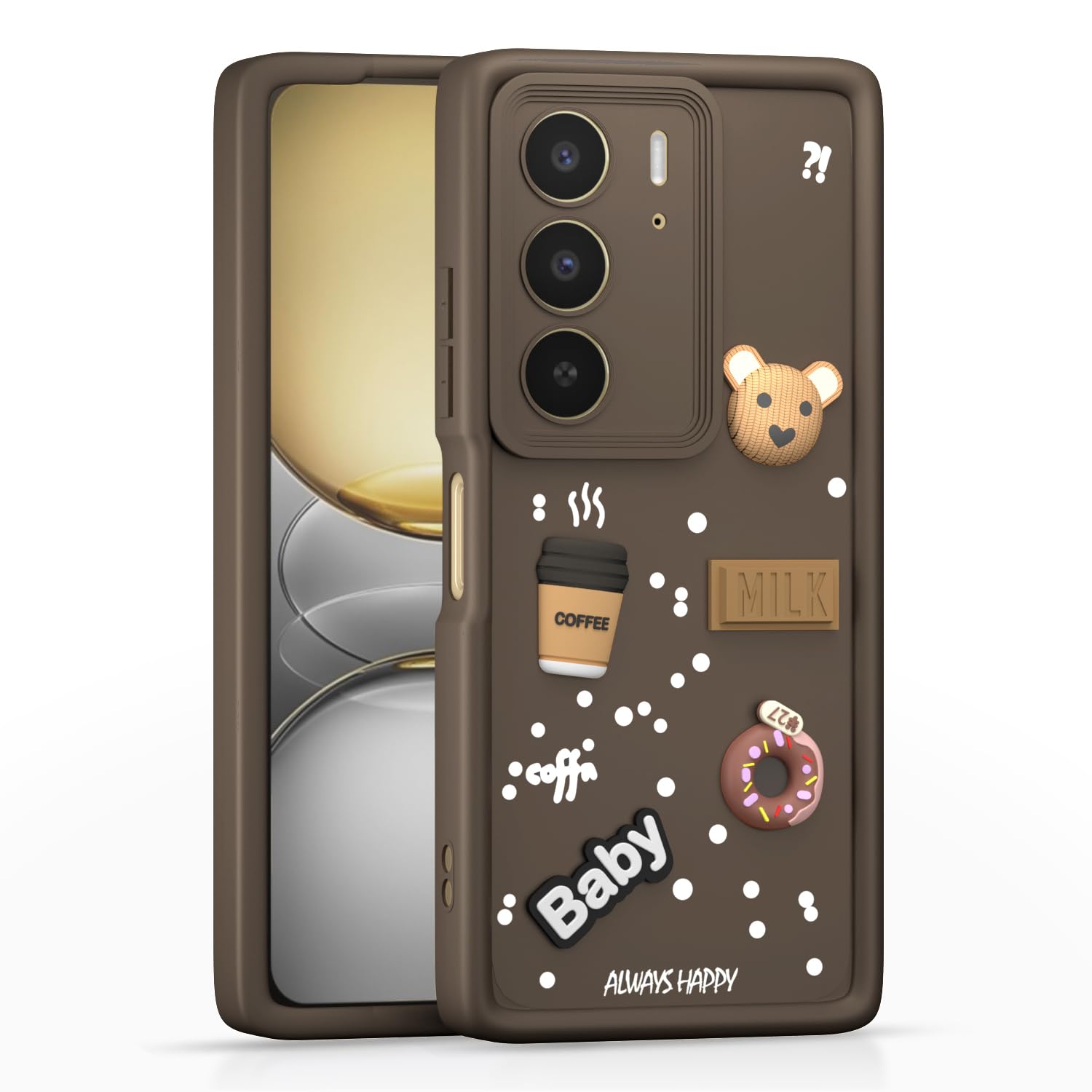 Realme C75 · Brown