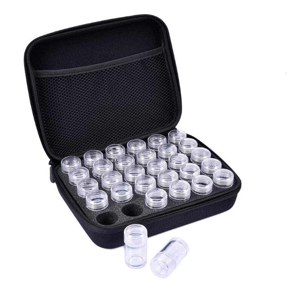 30-Slot Diamond Embroidery Storage Box – Transparent Plastic Organizer With Zipper, For Beads, Jewelry & Crafts - View #9