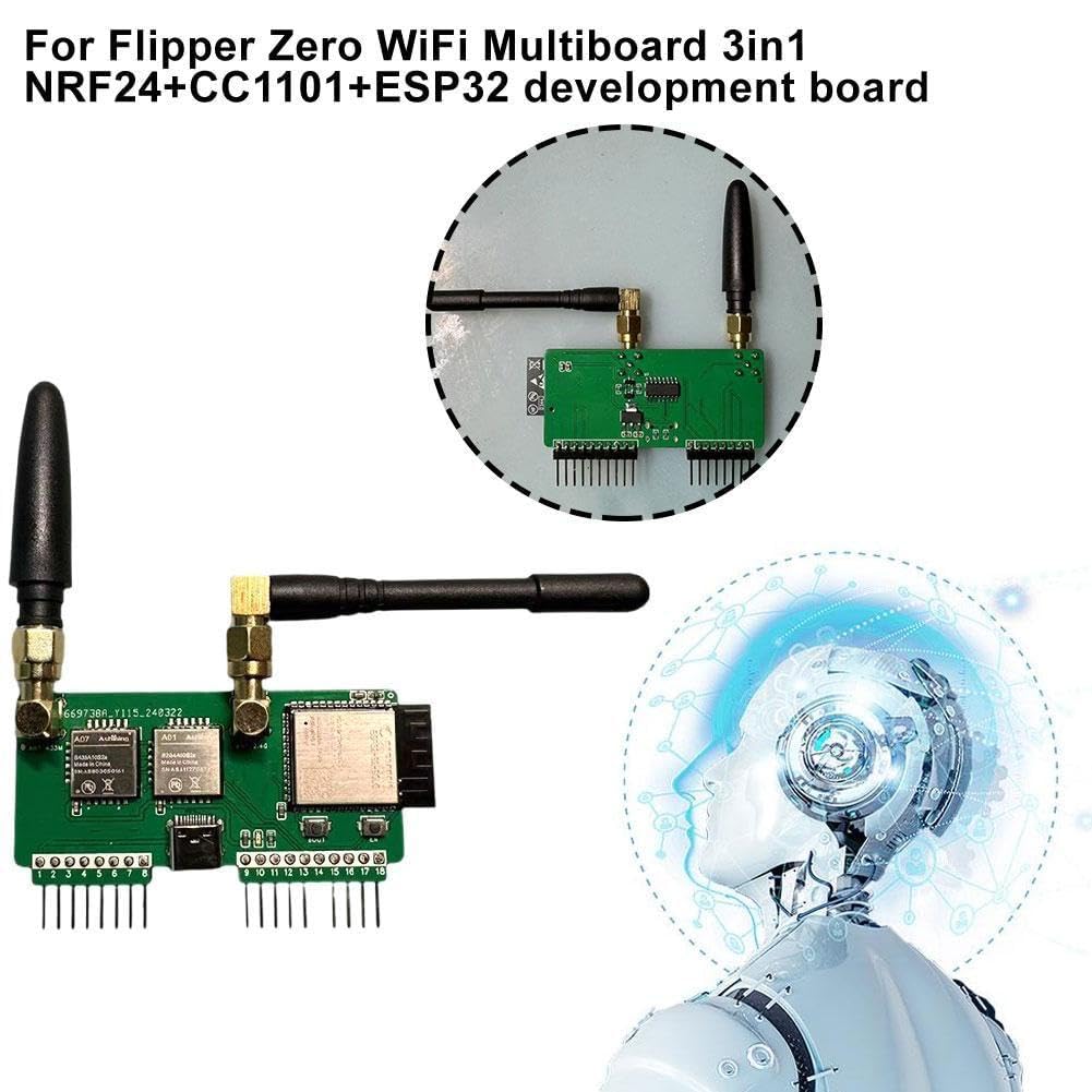 Ontwikkeling Board Voor Flipper Nul Accessoire CC1101 NRF24 ESP32 3in1 Board Meerdere Uitbreiding Functies