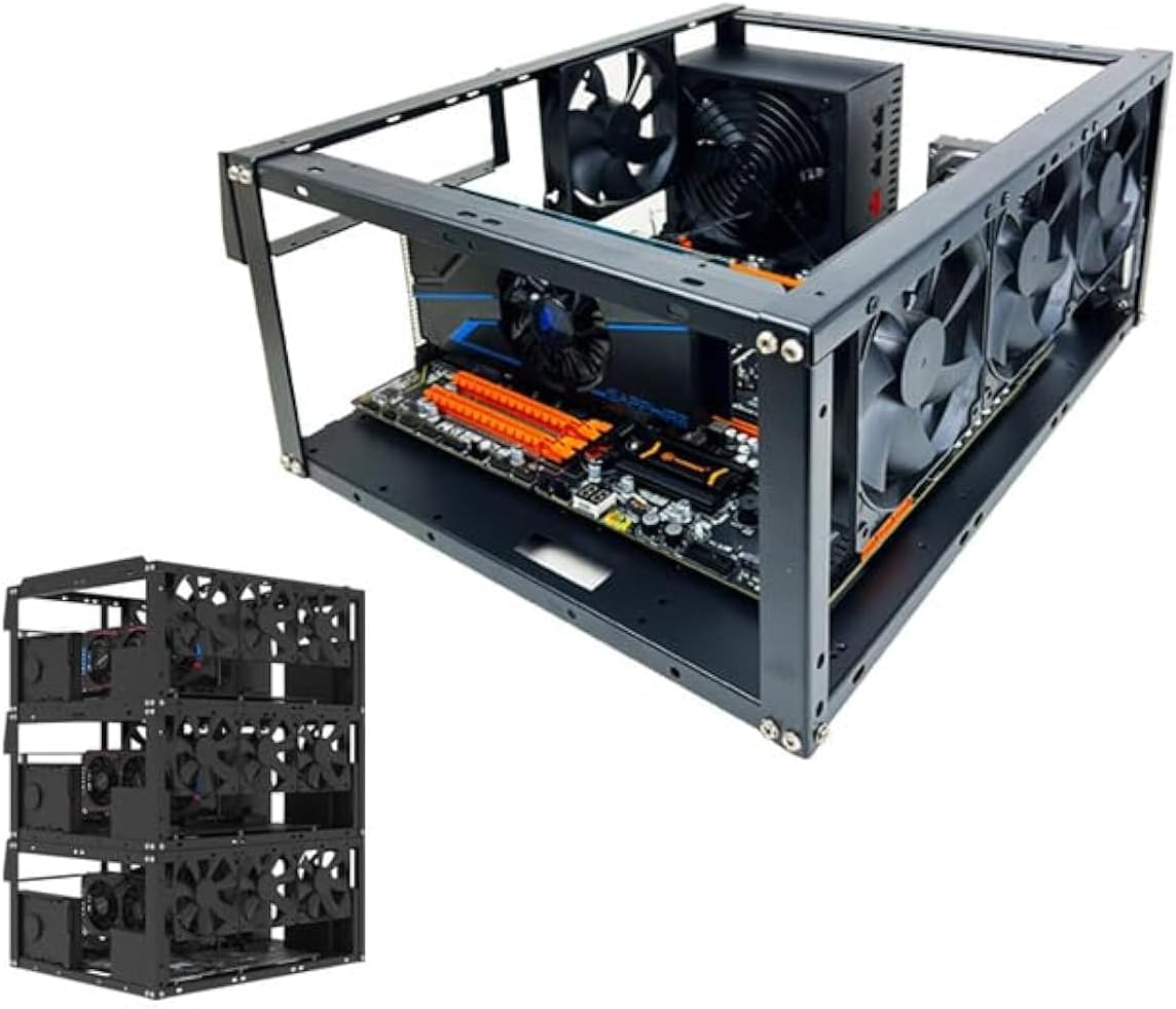 Open Air Computer Case Test Bench Rack