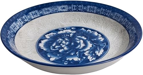 Miniatura 4 de Juegos de vajilla de cerámica con caja de regalo (36 piezas, azul China)