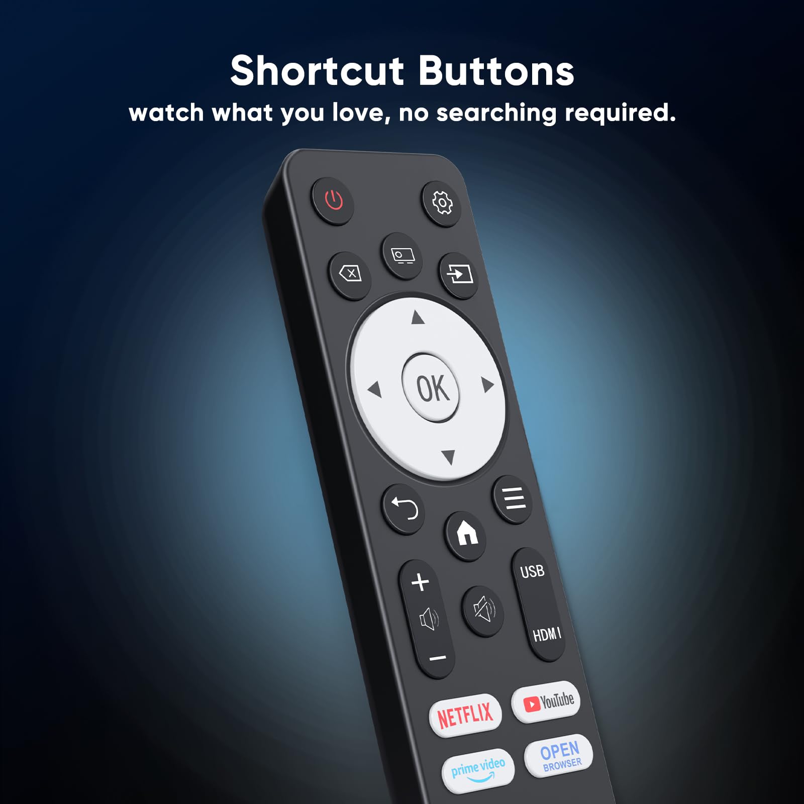 TMY Native 1080P Smart projector with WiFi and Bluetooth, Compatible with Netflix/Prime Video/YouTube, for Smartphone/TV Stick/HDMI/USB, indoor & outdoor use, Camping, Gaming - 4
