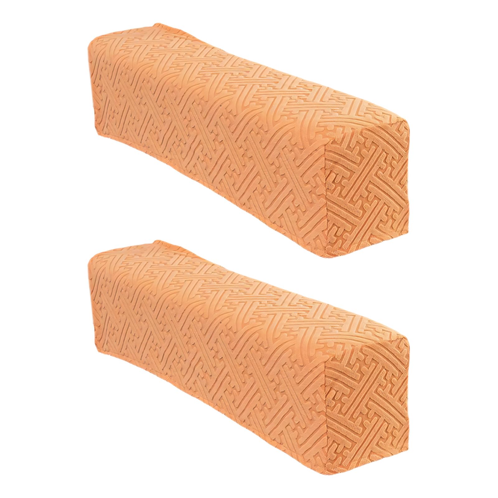 Kaeltsyn Of Stretch Sofa Arm Covers with Antislip Skirt for L Shape Sectional Recliner Couch Machine Washable Velvets Fabric Stretchable Sofa Arm Slipcover
