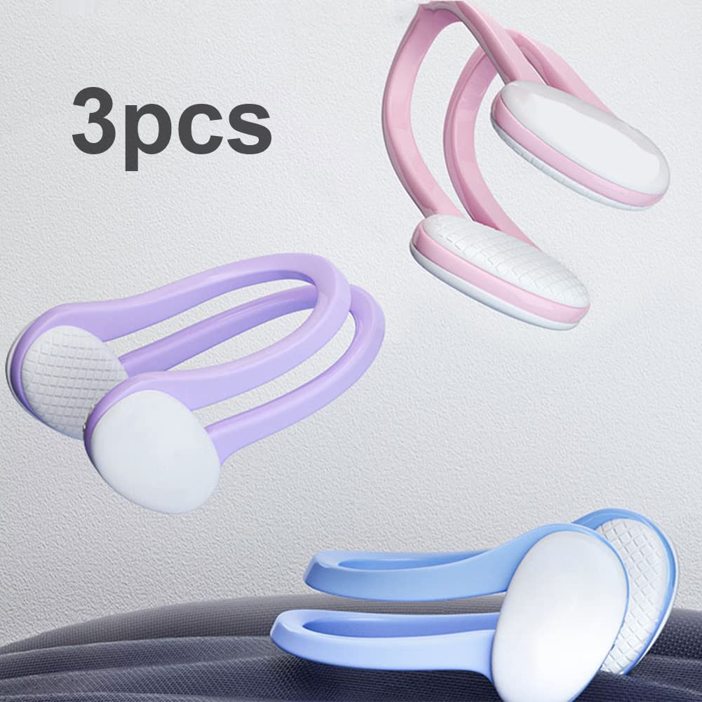 3x Schwimm Nasenklammer Aus Silikon - Wasserdicht & Rutschfest