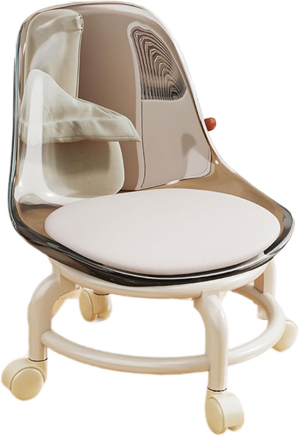 SECRET DESIRE Rolling Stool Scoot Stool Makeup Pedicure Stool for Home Fitness Barber Shop Grey|Home Improvement|Plumbing & Fixtures|Other Home Plumbing & Fixtures