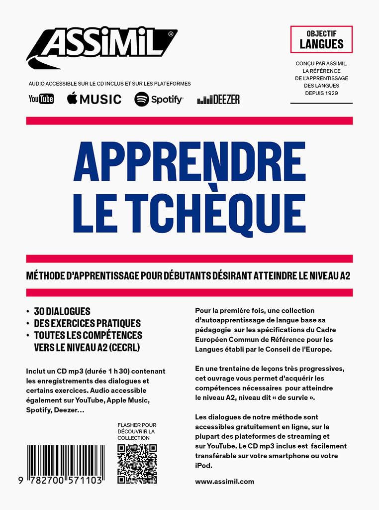 APPRENDRE LE TCHEQUE - niveau A2 (Obiettivo lingue)