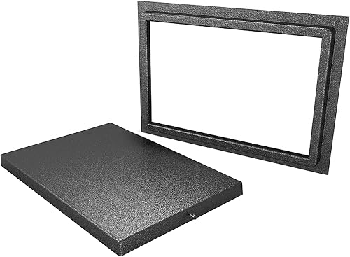 Puerta de acceso al espacio de arrastre sin rejillas - Lee las instrucciones antes de realizar el pedido (negro, para aberturas de 12 pulgadas de