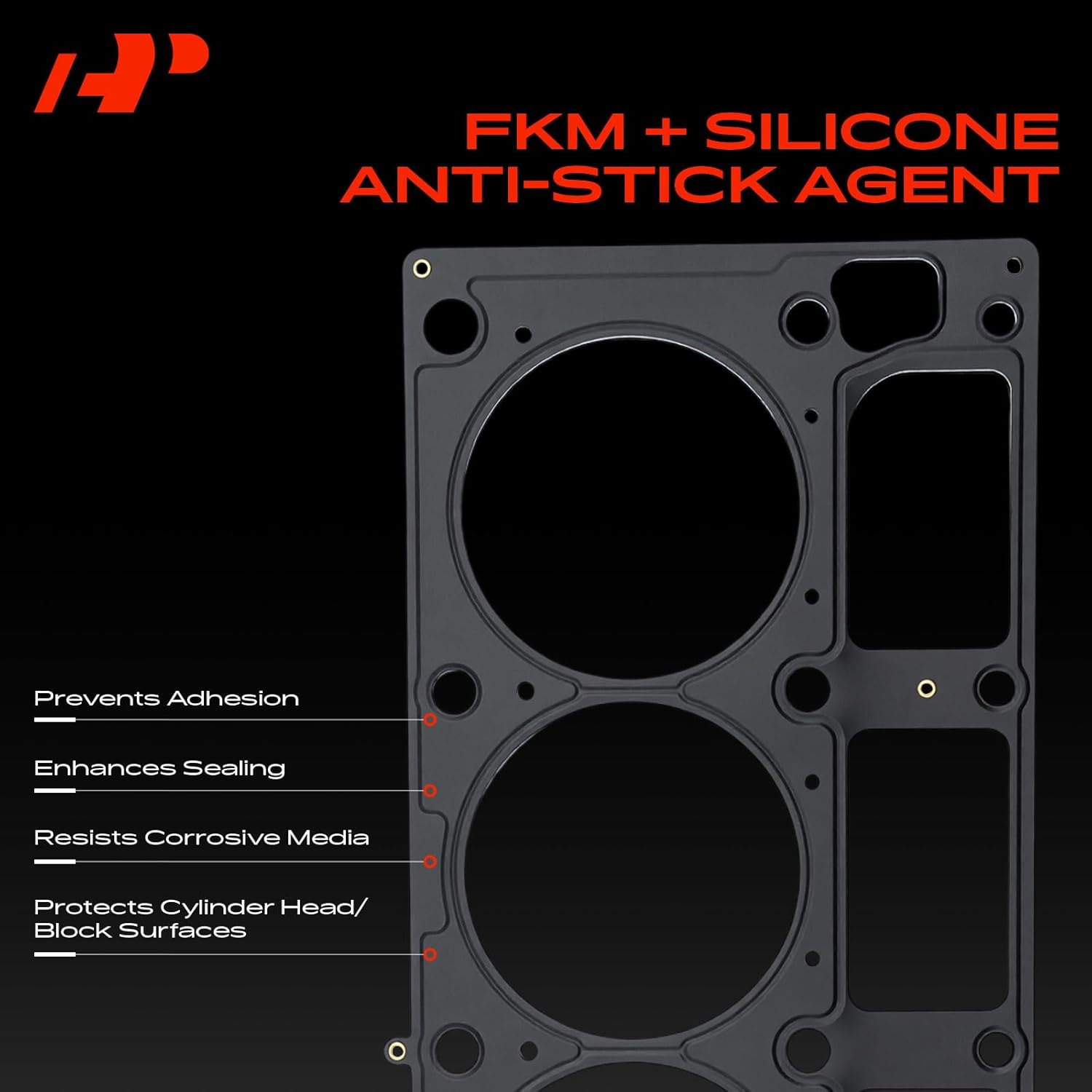 A-Premium V8 Left & Right Engine Cylinder Head Gasket Compatible with GMC, Cadillac, Hummer, Pontiac, Saab & Workhorse Cars - Sierra 1500, Savana 3500, Yukon XL 1500, Escalade ESV, CTS, 9-7x, 2-Pack