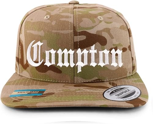 Miniatura 7 de Trendy Apparel Shop Compton City - Gorra de béisbol bordada en inglés antiguo
