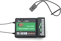 Vista 7 de FLYSKY FS-i6X 10CH 2.4GHz RC Transmitter ControllerW iA10B Receiver Upgrade Cable for RC Helicopter Plane Quadcopter Glider, unisex-children