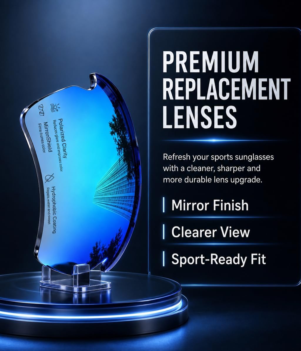 5 Pairs Polarized Replacement Lenses for Oakley Sunglasses