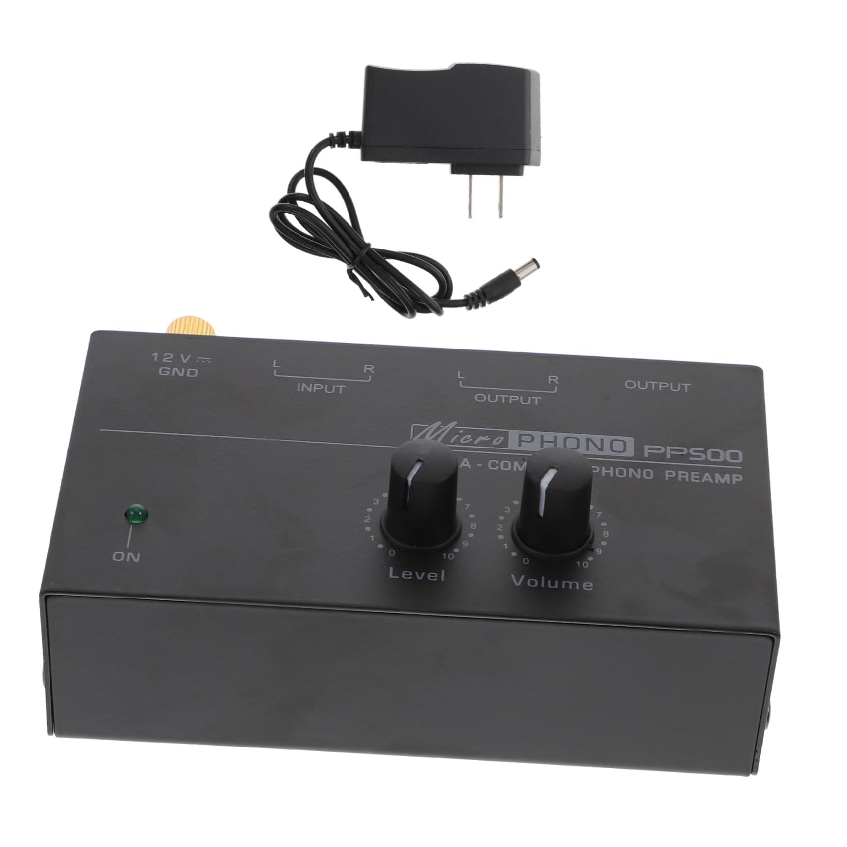 OSALADI Turntable Preamp Record Player Tube Preamp High Fidelity Stereo Inputs Volume Control Us Plug