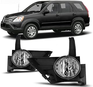 CPW Fog Lights Compatible with [2005-2006 Honda CR-V CRV] Driving Fog Lights + Switch + Wiring Kit