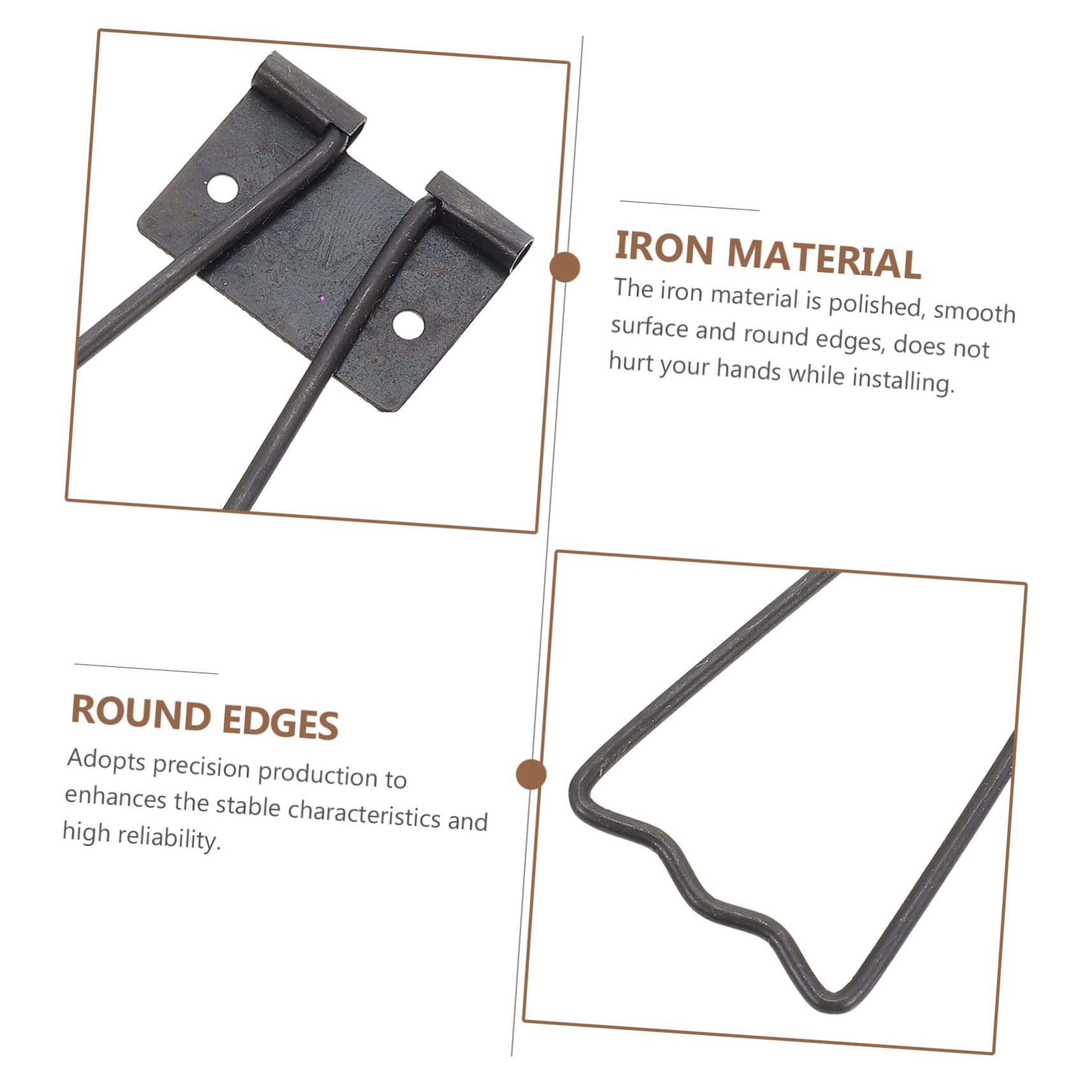 MUSISALY 1set Easel Back Bracket Photo Frame Stand Screws Picture Frame Holder Display Support for Photos Stands Screws