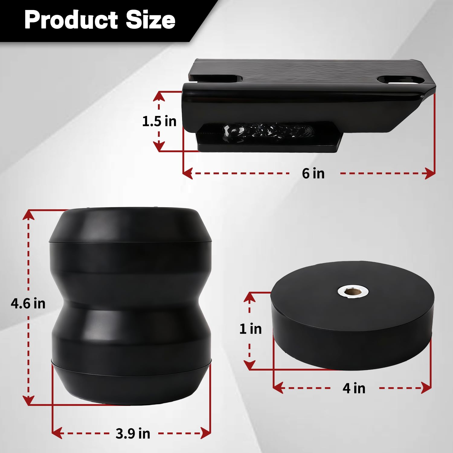 Amazon.com: 2Pcs Rear Helper Spring SES Rubber Compatible With