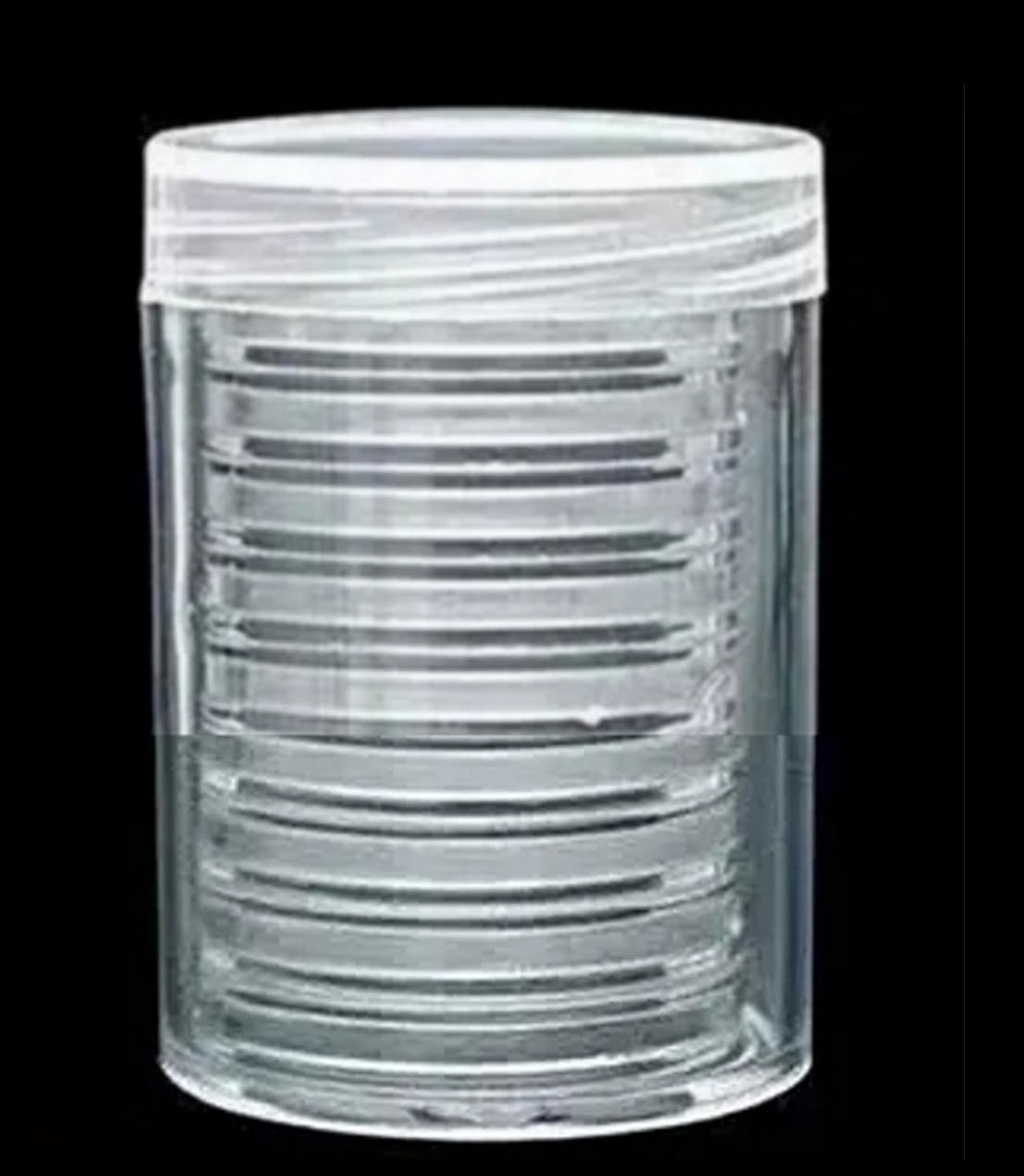 20 Coin Capsule Holders Direct Fit US Small Dollar 27 mm with Storage Tube