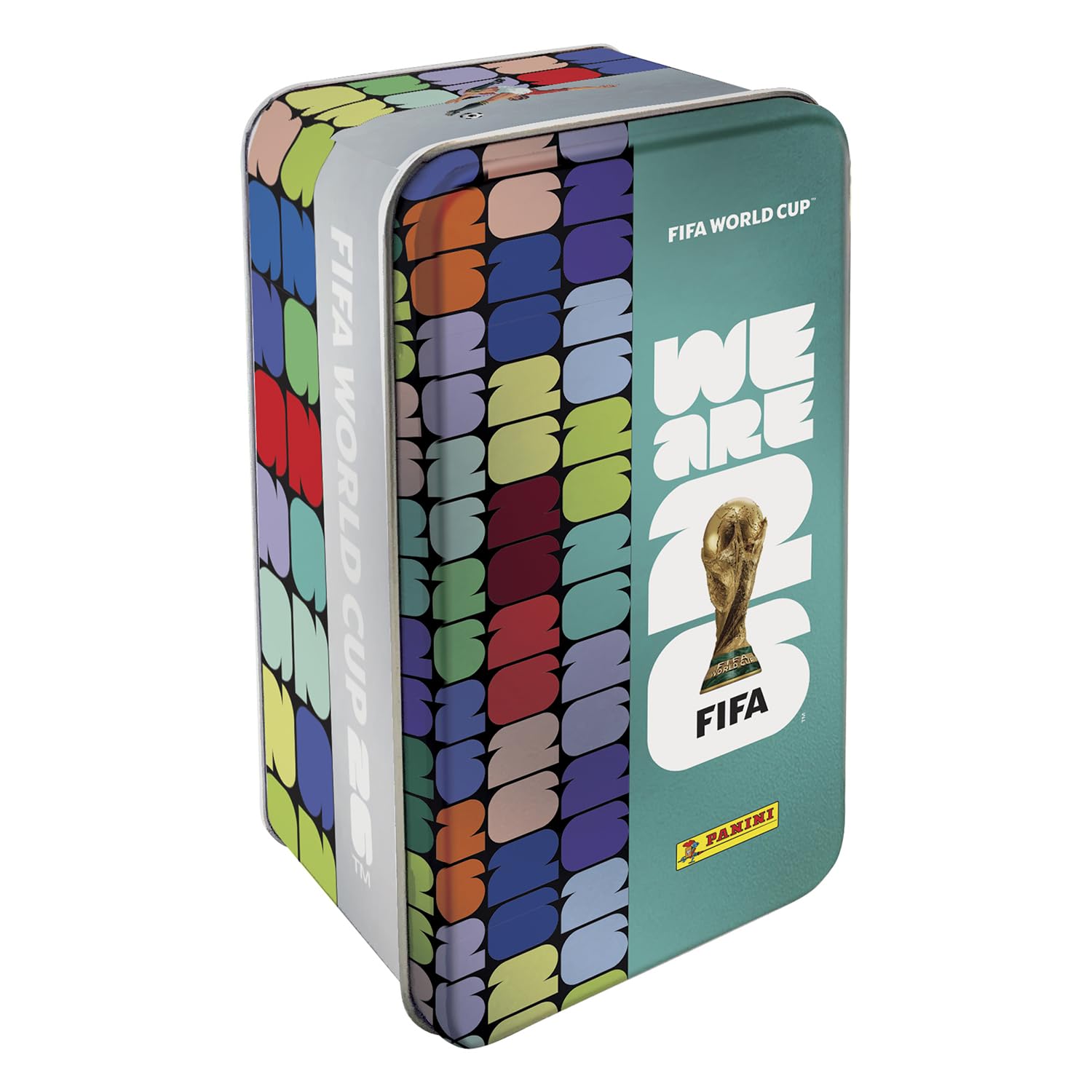 Panini Coupe du Monde DE LA FIFA 2026 Stickers - Boîte métal Grand Format 16 Pochettes
