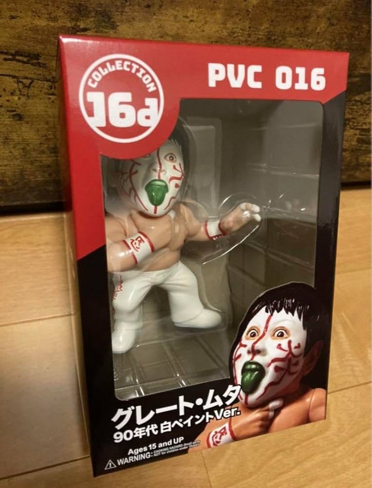 16dソフビコレクション グレート・ムタ[90's赤と白ペイントVer.HAO