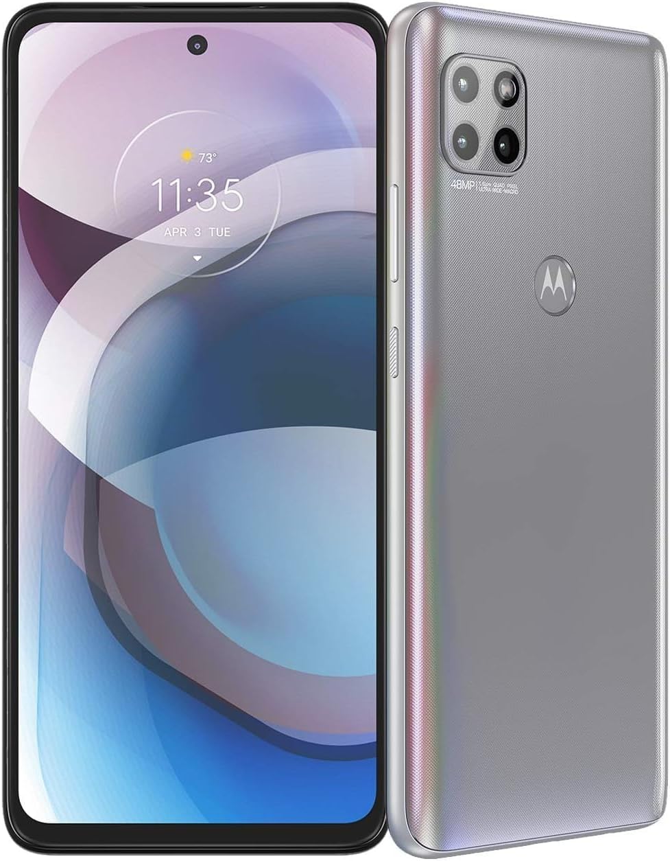 Motorola Moto One 5G Ace XT2113-1 64GB Storage 4GB RAM Unlocked 6.7" FHD+ Display Purple Android Smartphone (Renewed)