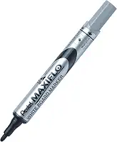 Pentel Marcador Para Quadro Branco MAXIFLO Ponta Fina 4.0mm Preto MWL5S-A