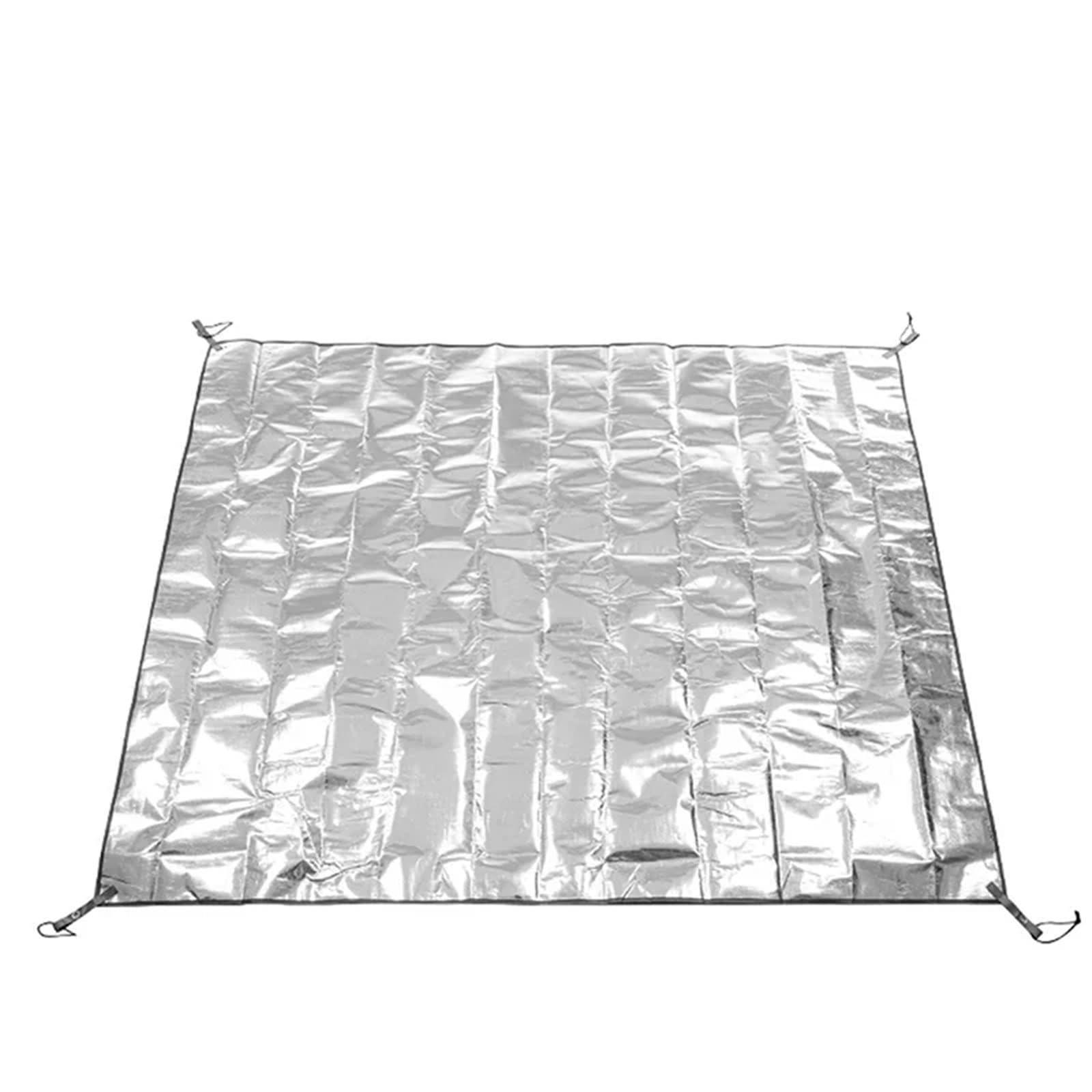 Mata kempingowa z folii aluminiowej, Aluminiowa mata kempingowa Podłoga piknikowa Wielofunkcyjna bariera foliowa