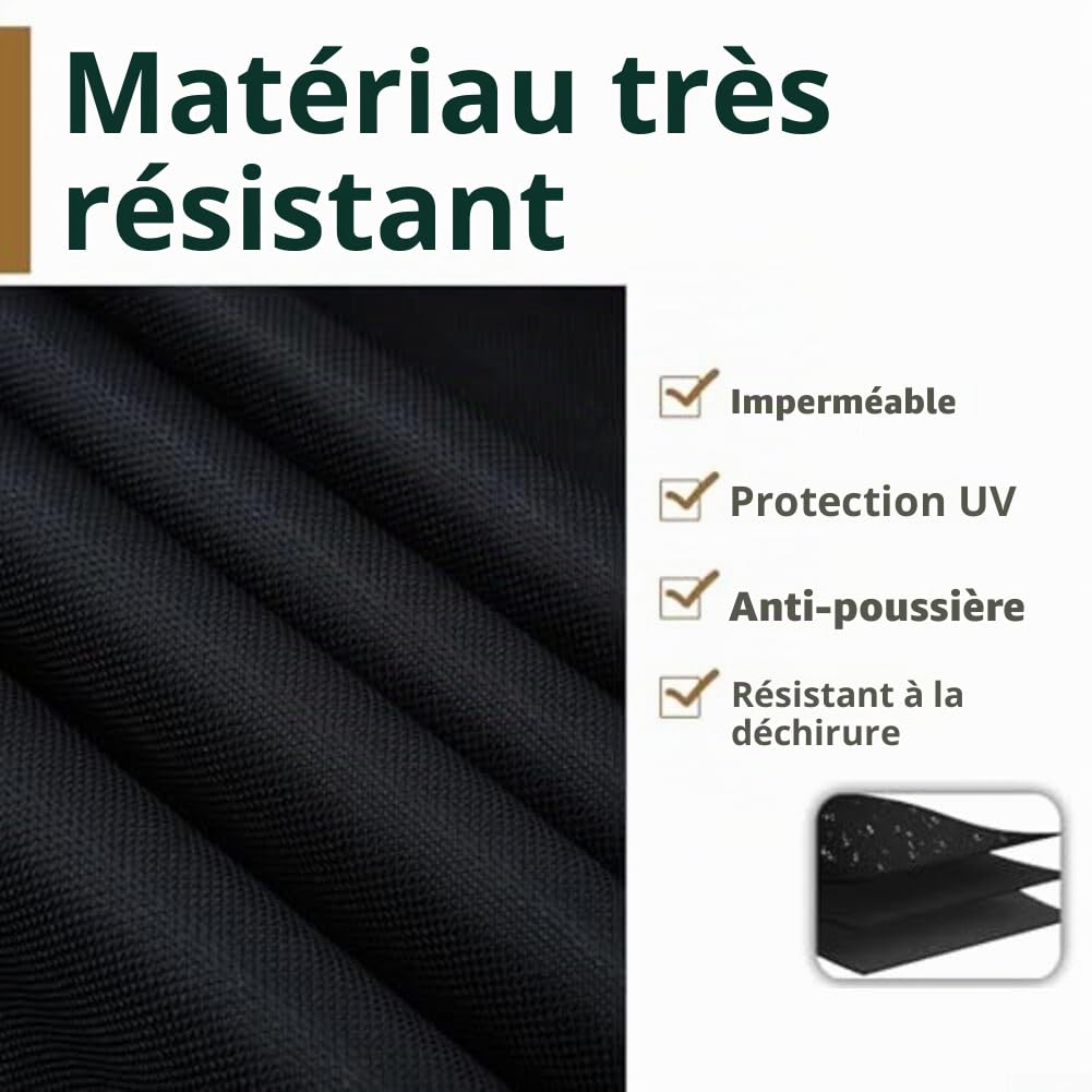 T-Top Housse de console centrale pour bateau, imperméable et anti-poussière, en tissu Oxford, protégeant les consoles centrales de bateau et le siège de barre (239L x 147l x 208H cm)