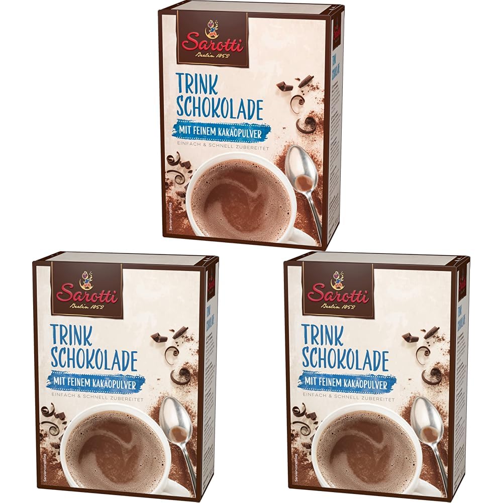 Sarotti Trinkschokolade, 250 g (Packung mit 3)