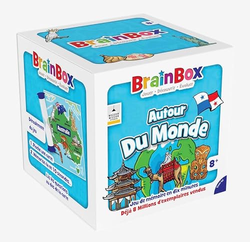 BRAINBOX : Autour du Monde - Jeu de Mémoire et d'Observation - 10 Min