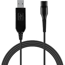 Digipartspower USB Power Charger Cord for Philips Norelco Multigroom MG5730 15 MG5740 15 Mains