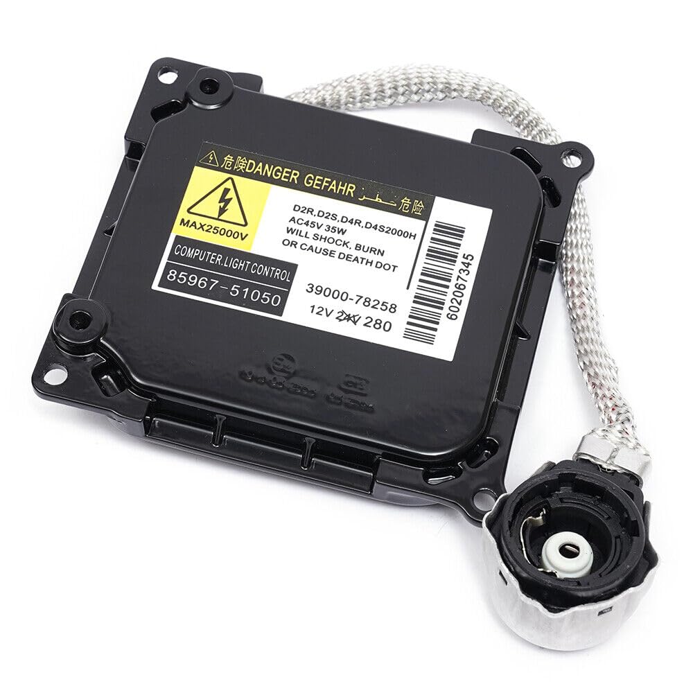 Xenon Ballast & HID D4R Bulb Kit Control Unit Module Fits for 2006-2009 Toyota Prius, OEM # 8110730D31, 8110730D30, Direct Replacement, US Stock
