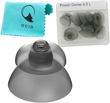 Phonak Power 4.0 Dome 10 Domes, Genuine OEM Switzerland Replacement by Sonova, Hearing Aid Domes for Phonak Audeo Marvel Paradise Lumity Accessories -1 Pack-10 Domes - OCID Large