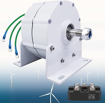 مولد المغناطيس الدائم، 3 المرحلة مولد المغناطيس الدائم بدون تروس RPM منخفض 600 R/Min 12000 W 12 V 24 V 48 V 120 V 220 V مع مقوم مولد المغناطيس الدائم، 120 V