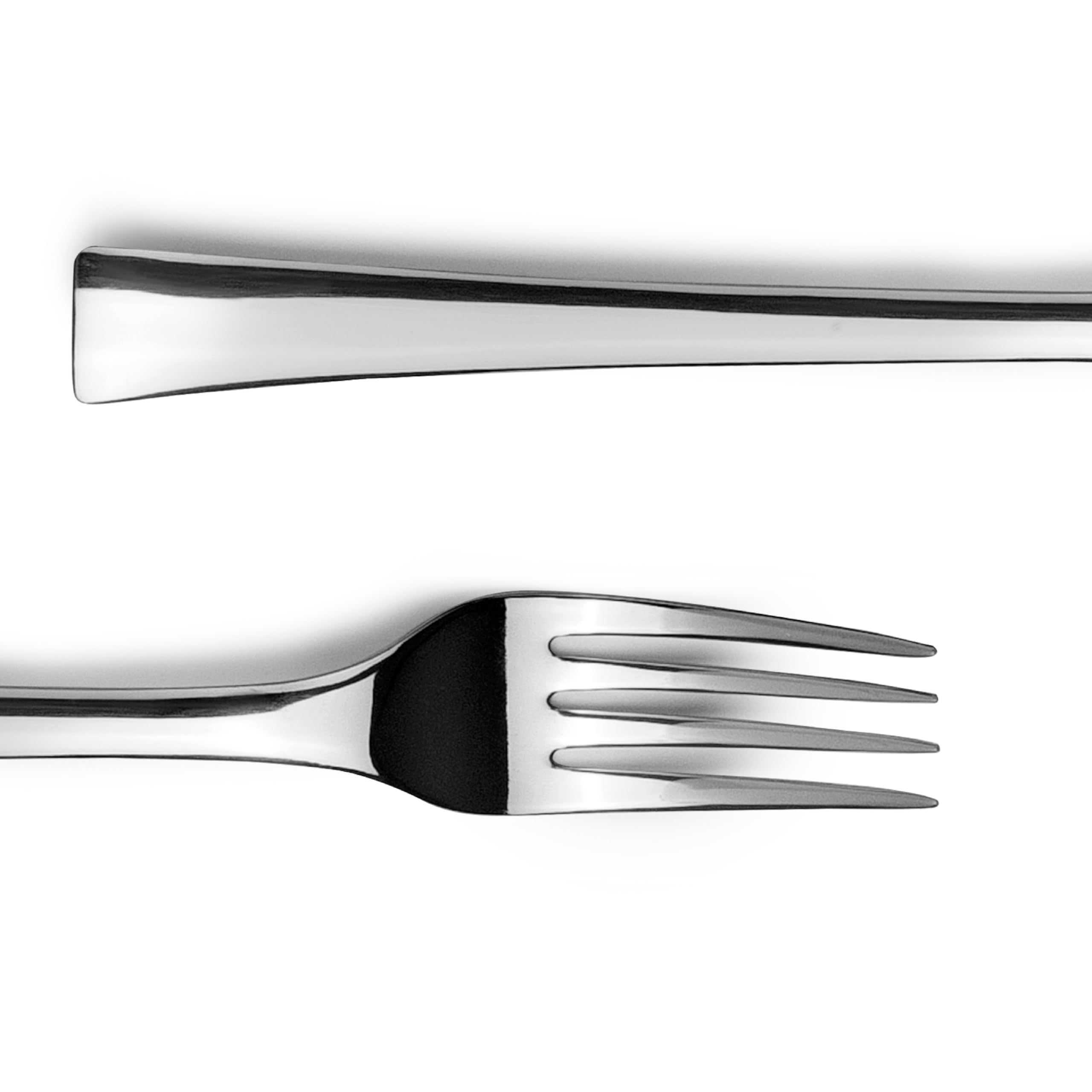 JAY - 11049002 - Pack de 12 Tenedores de Mesa, Colección Vanity, 206 mm, Acero Inoxidable, Espesor 2 mm, Ligereza y Equilibrio para Uso Diario, Fabricado en España