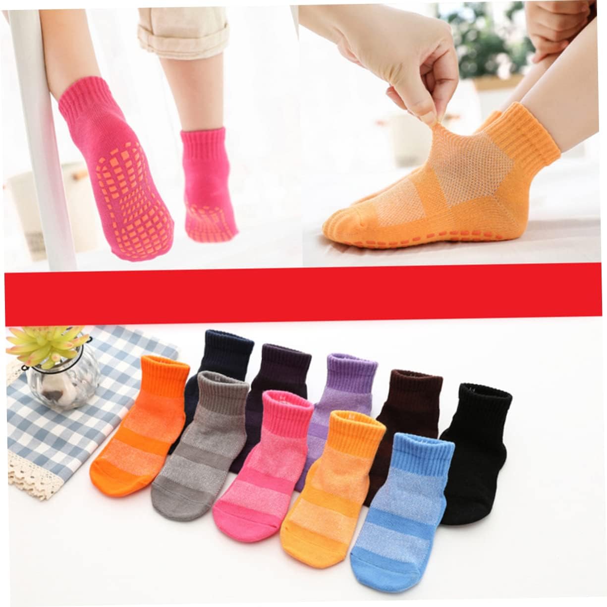 Trampoline Sock Grip Socks Newborn Socks Breathable Non-slip Floor Dispensing Sports