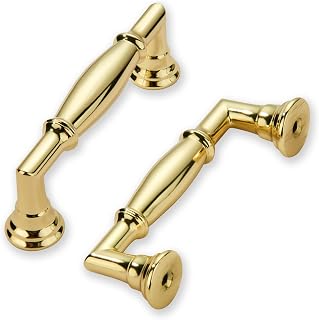 Arch Polished Gold Cabinet Pull - 299, 3 in (76 mm) · Zinc Alloy · 10-Pack