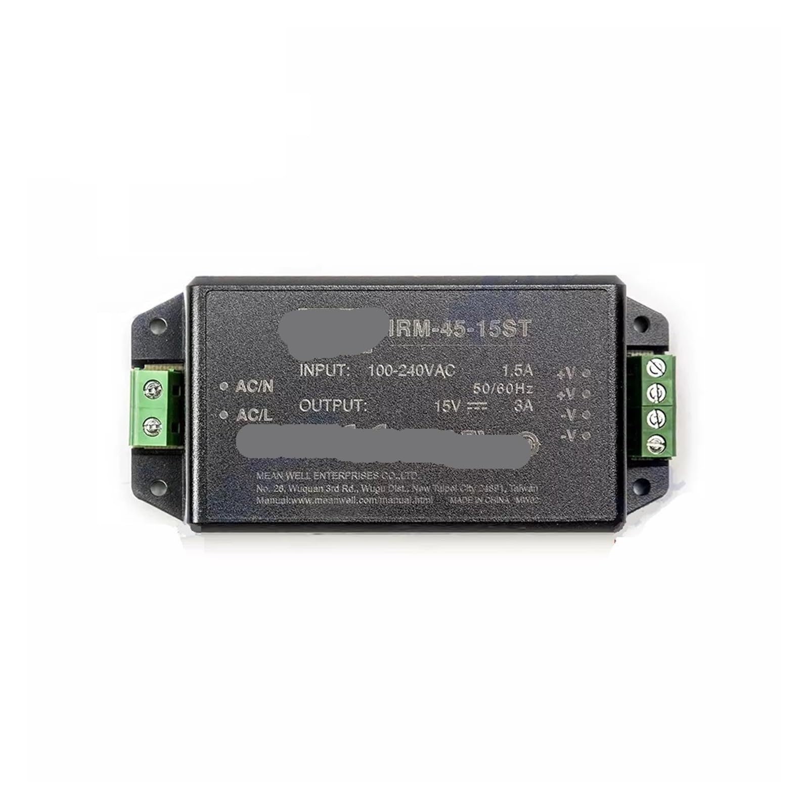 IRM-45-15ST 45W 15V3A IRM-45-ST Series 45W AC-DC Power Supply 45