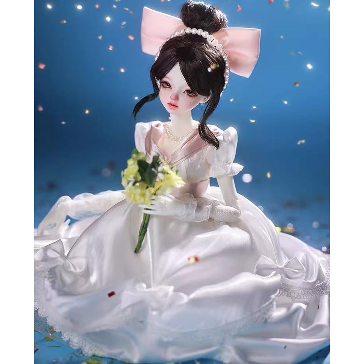 44 cm BJD lalka 1/4 przegubu kulowego SD lalki żywica księżniczka figurka z ubraniami, butami, peruką, makijażem, akcesoriami