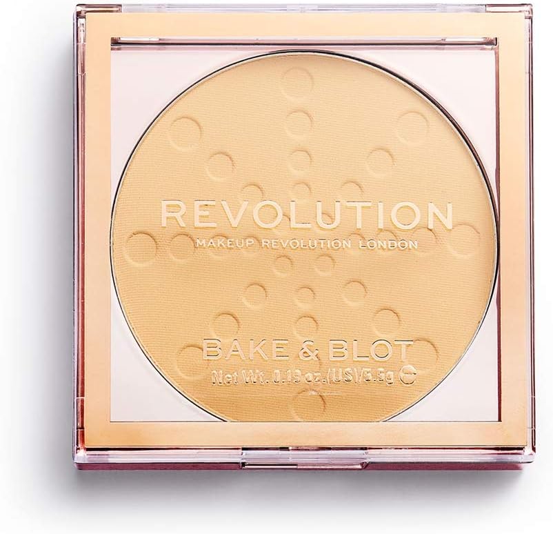 REVOLUTION Bake & Blot Compact Powder Banana Deep Yellow, 5.5g