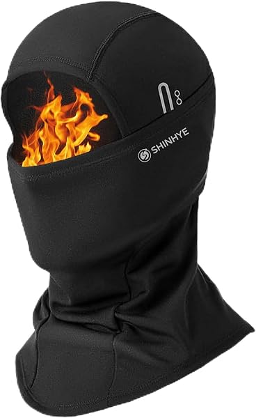 ShinHye Balaclava Neck Warmer, Winter Cold Protection Balaclava Hat, Fleece Lined, Windproof, Warm, Comfortable, With Glasses Holes, Stretchable, Warm, For Skiing, Snowboarding, Fishing, Motorcycling