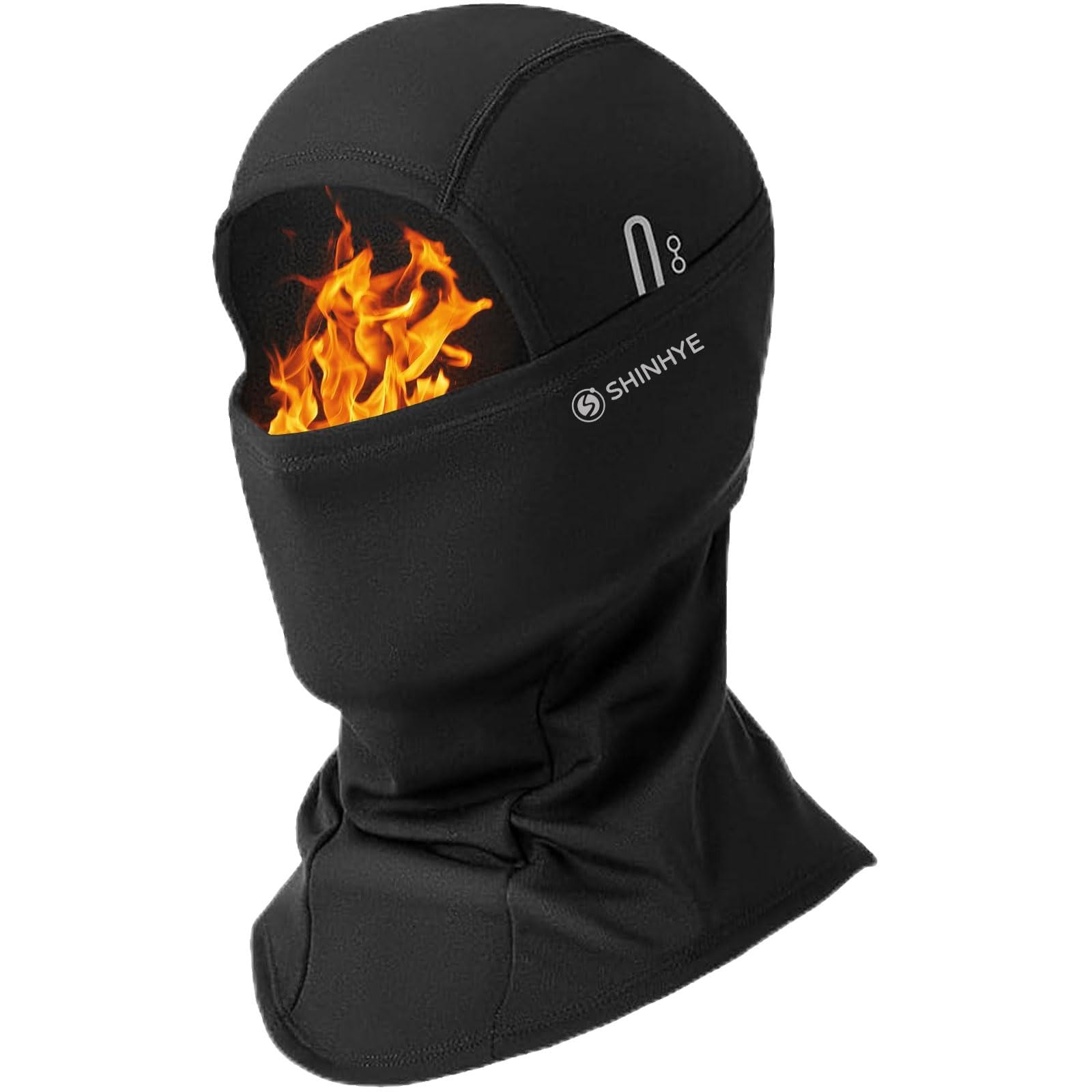 ShinHye Balaclava Neck Warmer, Winter Cold Protection Balaclava Hat, Fleece Lined, Windproof, Warm, Comfortable, With Glasses Holes, Stretchable, Warm, For Skiing, Snowboarding, Fishing, Motorcycling