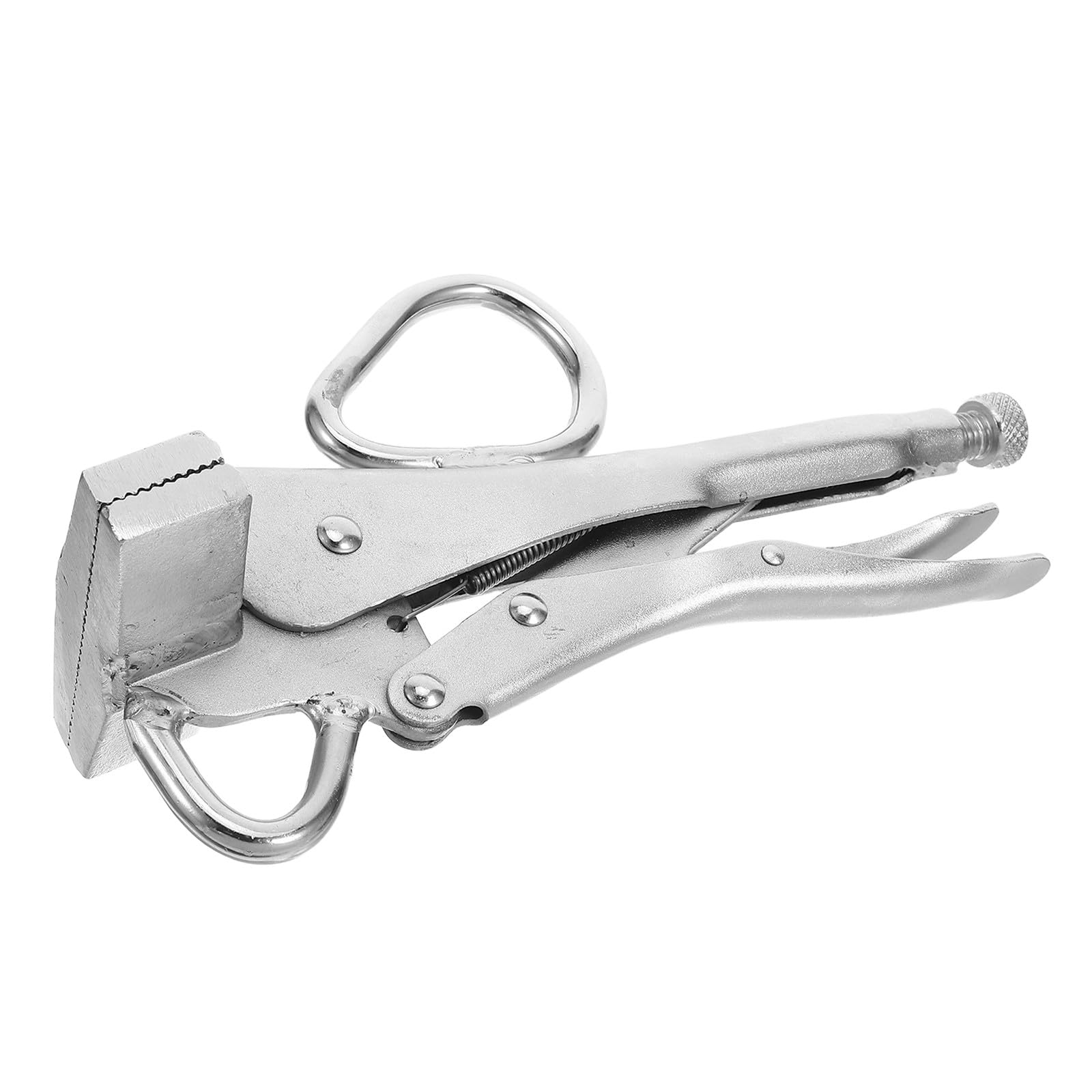 Ciieeo Alicates para Chapa Metálica Automotriz Abrazadera de Soldadura de Acero Pinza de Presión Plana de Boca Ancha Herramienta Multifuncional para Reparación y Mantenimiento de