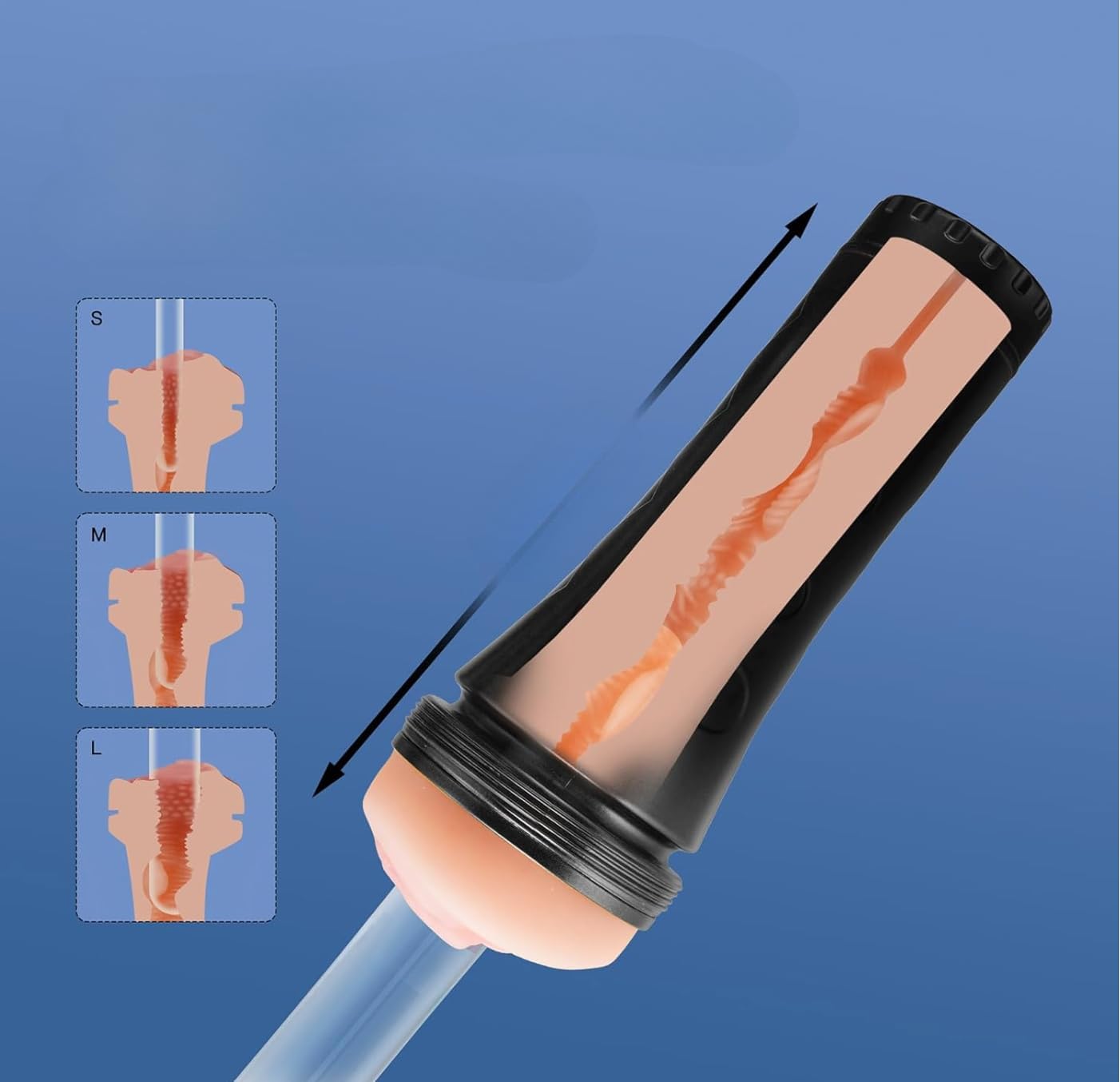 Enhance Your Confidence with Gentle Vacuum Enhancement System for Him DB50254