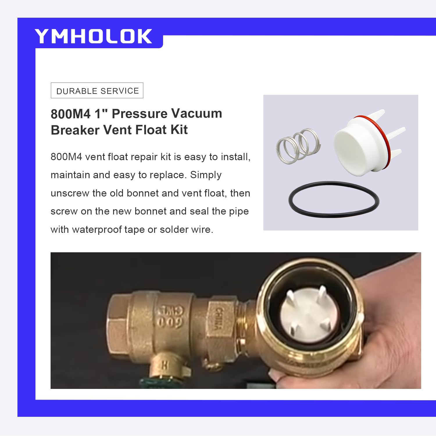 Vent Float Repair Kit For Watts 800QT Backflow Valve - Replaces Part #800M4 (1 Vent Kit)
