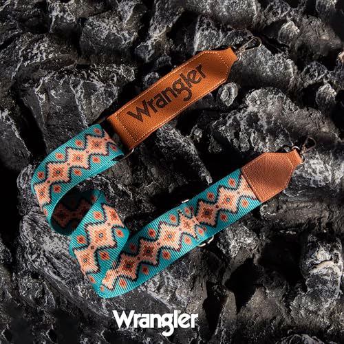 Image of Wrangler Strap Western Purse Straps Replacement Crossbody Handbag Adjustable Aztec Wide Guitar Strap