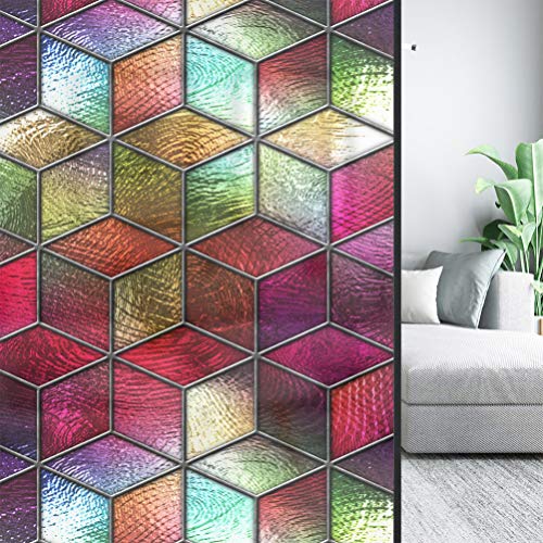 CLISPEED Filme de Privacidade de Janela 22. 8 X 17. Filme de Vidro de Janela 3D de 7 Polegadas - Ade